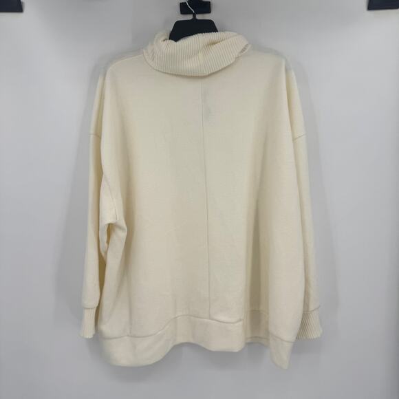 ASOS Design Women's 2XL Ivory Cream Turtleneck Soft Knit Pullover Sweater - Picture 3 of 9